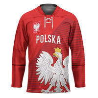 Custom Poland Football Hockey Jersey Go Bialo-Czerwoni Champions Red