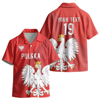 Custom Poland Football Kid Hawaiian Shirt Go Bialo-Czerwoni Champions Red