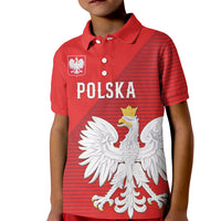 Custom Poland Football Kid Polo Shirt Go Bialo-Czerwoni Champions Red