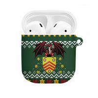 Glamorgan Wales Christmas AirPods Case Cymru Dragon And Daffodil - Wonder Print Shop