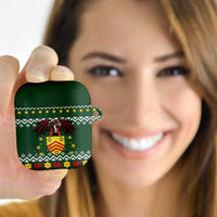 Glamorgan Wales Christmas AirPods Case Cymru Dragon And Daffodil - Wonder Print Shop