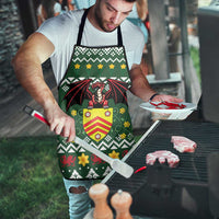 Glamorgan Wales Christmas Apron Cymru Dragon And Daffodil - Wonder Print Shop