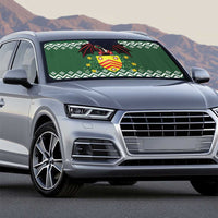 Glamorgan Wales Christmas Auto Sun Shade Cymru Dragon And Daffodil - Wonder Print Shop