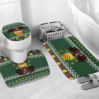 Glamorgan Wales Christmas Bathroom Set Cymru Dragon And Daffodil - Wonder Print Shop