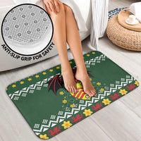 Glamorgan Wales Christmas Bathroom Set Cymru Dragon And Daffodil - Wonder Print Shop