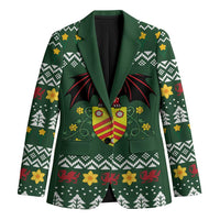 Glamorgan Wales Christmas Blazer Cymru Dragon And Daffodil - Wonder Print Shop