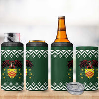 Glamorgan Wales Christmas 4 in 1 Can Cooler Tumbler Cymru Dragon And Daffodil - Wonder Print Shop