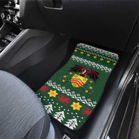 Glamorgan Wales Christmas Car Mats Cymru Dragon And Daffodil - Wonder Print Shop