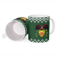 Glamorgan Wales Christmas Ceramic Mug Cymru Dragon And Daffodil - Wonder Print Shop