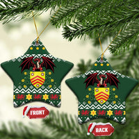 Glamorgan Wales Christmas Ceramic Ornament Cymru Dragon And Daffodil - Wonder Print Shop