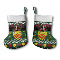 Glamorgan Wales Christmas Stocking Cymru Dragon And Daffodil - Wonder Print Shop