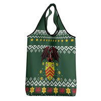 Glamorgan Wales Christmas Grocery Bag Cymru Dragon And Daffodil - Wonder Print Shop