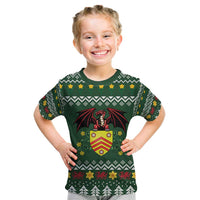 Glamorgan Wales Christmas Kid T Shirt Cymru Dragon And Daffodil - Wonder Print Shop