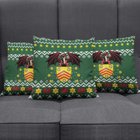Glamorgan Wales Christmas Pillow Cover Cymru Dragon And Daffodil - Wonder Print Shop