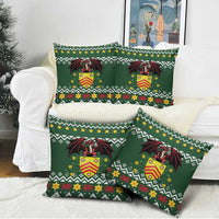 Glamorgan Wales Christmas Pillow Cover Cymru Dragon And Daffodil - Wonder Print Shop