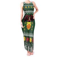 Glamorgan Wales Christmas Tank Maxi Dress Cymru Dragon And Daffodil - Wonder Print Shop