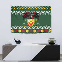 Glamorgan Wales Christmas Tapestry Cymru Dragon And Daffodil - Wonder Print Shop