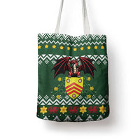 Glamorgan Wales Christmas Tote Bag Cymru Dragon And Daffodil - Wonder Print Shop