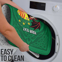 Personalized Glamorgan Wales Bathroom Set Welsh Red Dragon And Daffodil - Wonder Print Shop