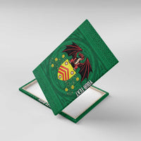 Personalized Glamorgan Wales Canvas Wall Art Welsh Red Dragon And Daffodil - Wonder Print Shop