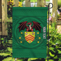 Personalized Glamorgan Wales Garden Flag Welsh Red Dragon And Daffodil - Wonder Print Shop