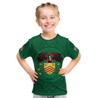 Personalized Glamorgan Wales Kid T Shirt Welsh Red Dragon And Daffodil - Wonder Print Shop