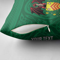 Personalized Glamorgan Wales Pillow Cover Welsh Red Dragon And Daffodil - Wonder Print Shop