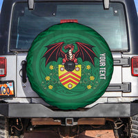 Personalized Glamorgan Wales Spare Tire Cover Welsh Red Dragon And Daffodil - Wonder Print Shop