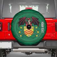 Personalized Glamorgan Wales Spare Tire Cover Welsh Red Dragon And Daffodil - Wonder Print Shop