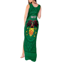 Personalized Glamorgan Wales Tank Maxi Dress Welsh Red Dragon And Daffodil - Wonder Print Shop