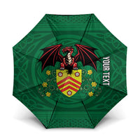Personalized Glamorgan Wales Umbrella Welsh Red Dragon And Daffodil - Wonder Print Shop