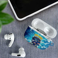Blue Shark Cape Verde Football AirPods Case First World Cup 2026 - Wonder Print Shop