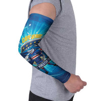 Blue Shark Cape Verde Football Arm Sleeves First World Cup 2026 - Wonder Print Shop
