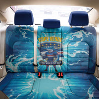 Blue Shark Cape Verde Football Back Car Seat Cover First World Cup 2026 - Wonder Print Shop