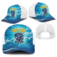 Blue Shark Cape Verde Football Baseball Net Cap First World Cup 2026 - Wonder Print Shop