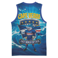 Blue Shark Cape Verde Football Basketball Jersey First World Cup 2026 - Wonder Print Shop