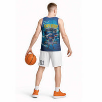 Blue Shark Cape Verde Football Basketball Jersey First World Cup 2026 - Wonder Print Shop