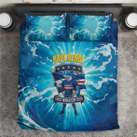 Blue Shark Cape Verde Football Bedding Set First World Cup 2026 - Wonder Print Shop