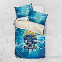 Blue Shark Cape Verde Football Bedding Set First World Cup 2026 - Wonder Print Shop