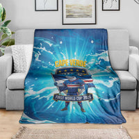 Blue Shark Cape Verde Football Blanket First World Cup 2026 - Wonder Print Shop