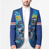 Blue Shark Cape Verde Football Blazer First World Cup 2026 - Wonder Print Shop