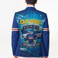 Blue Shark Cape Verde Football Blazer First World Cup 2026 - Wonder Print Shop
