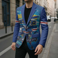 Blue Shark Cape Verde Football Blazer First World Cup 2026 - Wonder Print Shop