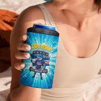 Blue Shark Cape Verde Football 4 in 1 Can Cooler Tumbler First World Cup 2026 - Wonder Print Shop