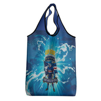 Blue Shark Cape Verde Football Grocery Bag First World Cup 2026 - Wonder Print Shop