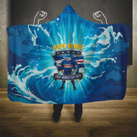 Blue Shark Cape Verde Football Hooded Blanket First World Cup 2026 - Wonder Print Shop