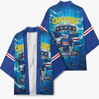 Blue Shark Cape Verde Football Kimono First World Cup 2026 - Wonder Print Shop