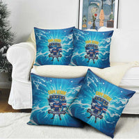 Blue Shark Cape Verde Football Pillow Cover First World Cup 2026 - Wonder Print Shop