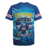 Blue Shark Cape Verde Football Rugby Jersey First World Cup 2026 - Wonder Print Shop