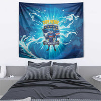 Blue Shark Cape Verde Football Tapestry First World Cup 2026 - Wonder Print Shop